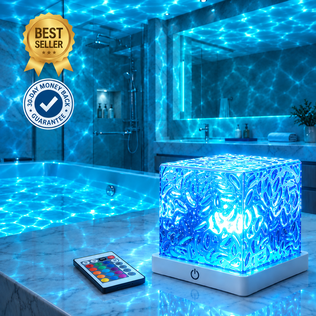 WaveSpa™ Rechargeable Shower Light